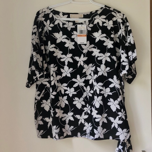NWT MICHAEL Michael Kors FLORAL TOP- S - Picture 7 of 14